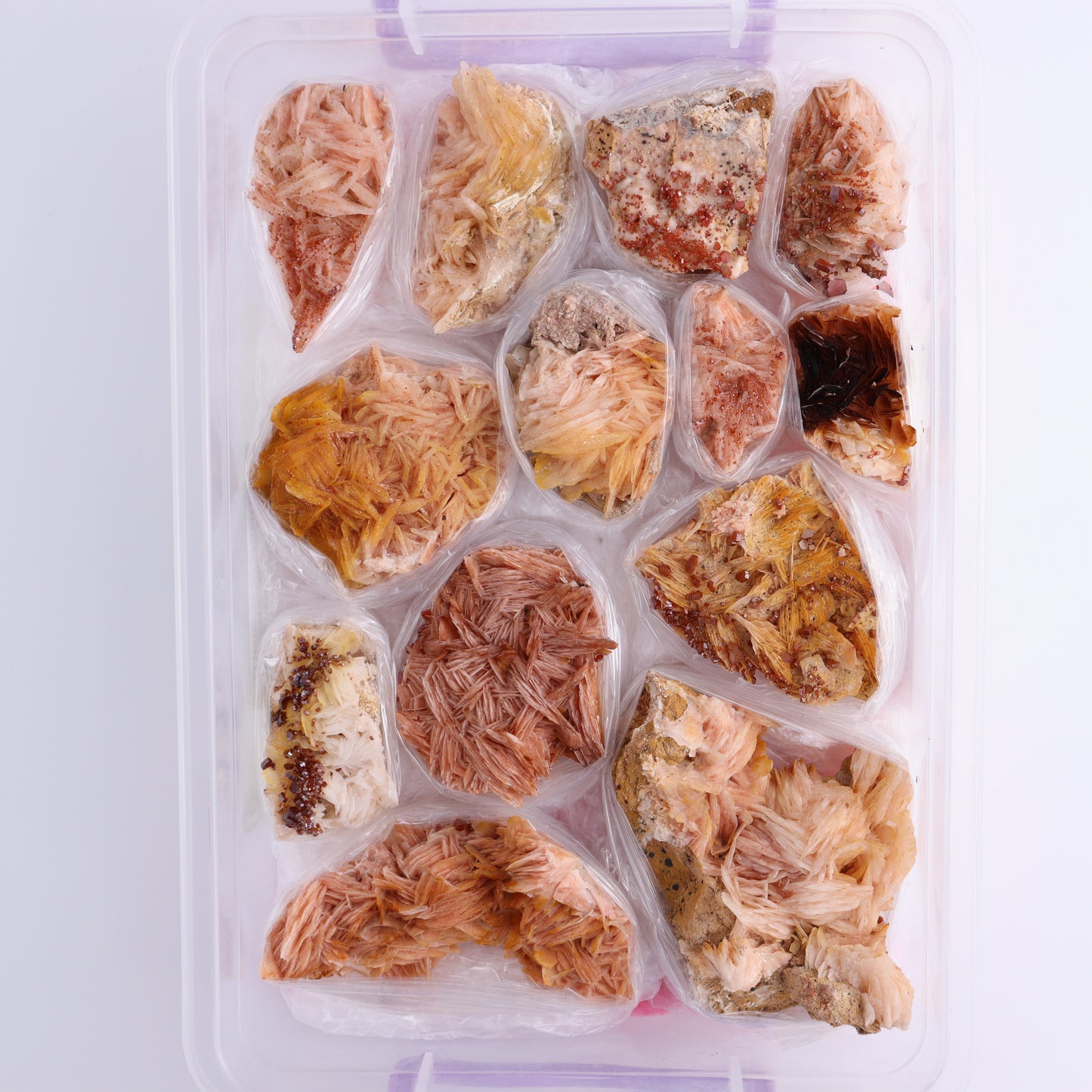 Vanadinite on Barite Flat from Morocco - Expert Wholesale and Supplier of Wholesale Crystals & Bulk Gemstones, ["Barite","Flats","Morocco","Vanadinite","Vanadinite Barite"]