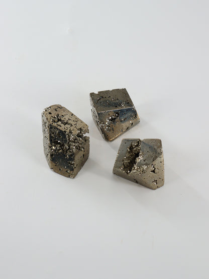 Pyrite Freeforms Set of 3