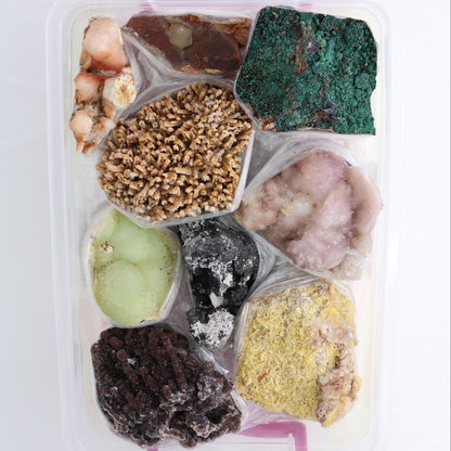Mixed Minerals Flat from Morocco