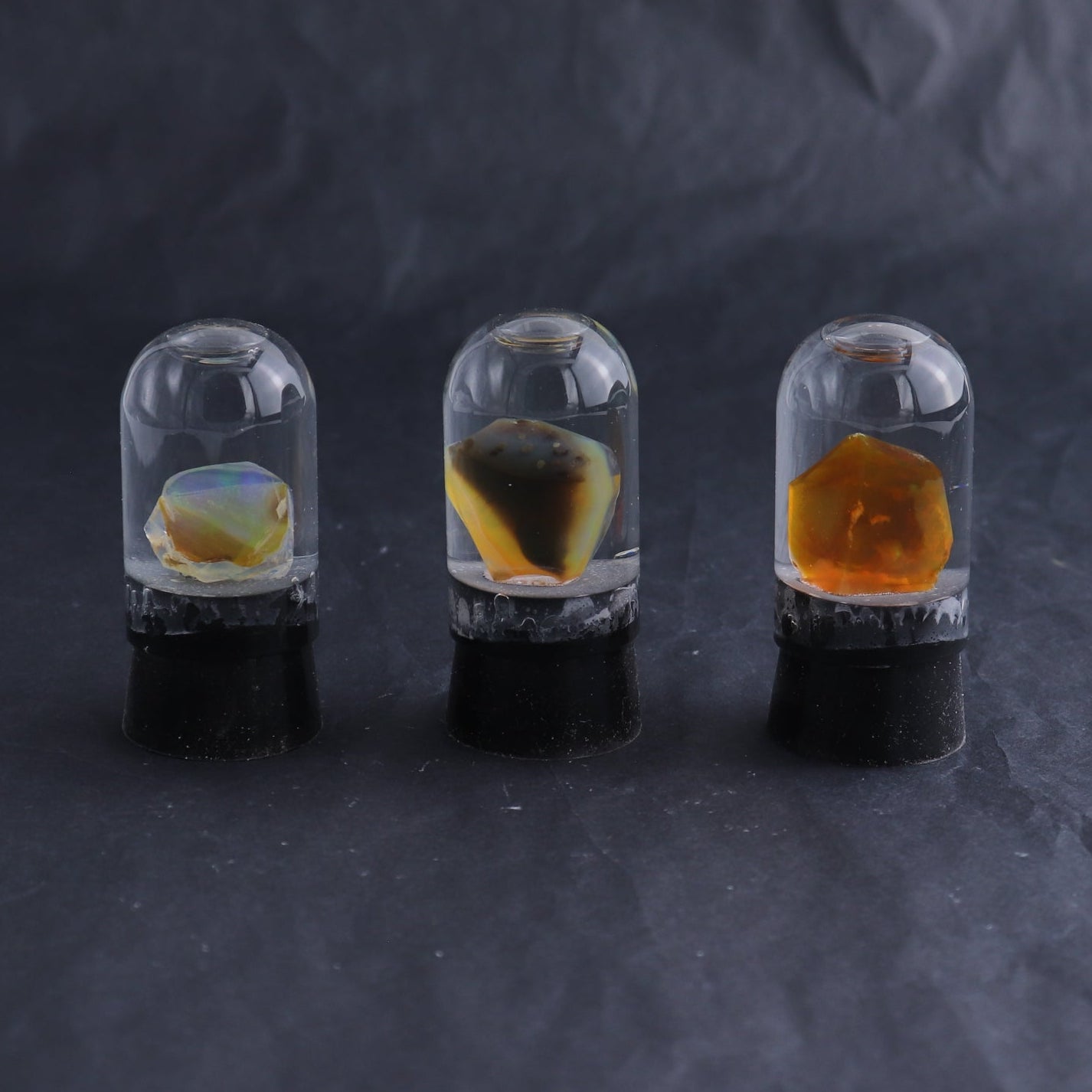 Ethiopian Opal Rough in Water Set of 3