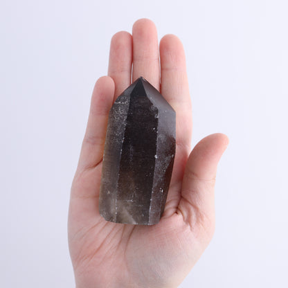 Smoky Quartz Polished Tops Set of 12 - Expert Wholesale and Supplier of Wholesale Crystals & Bulk Gemstones, ["Brazil","close_70","Points","Polished Tip","Quartz","Smoky Quartz"]