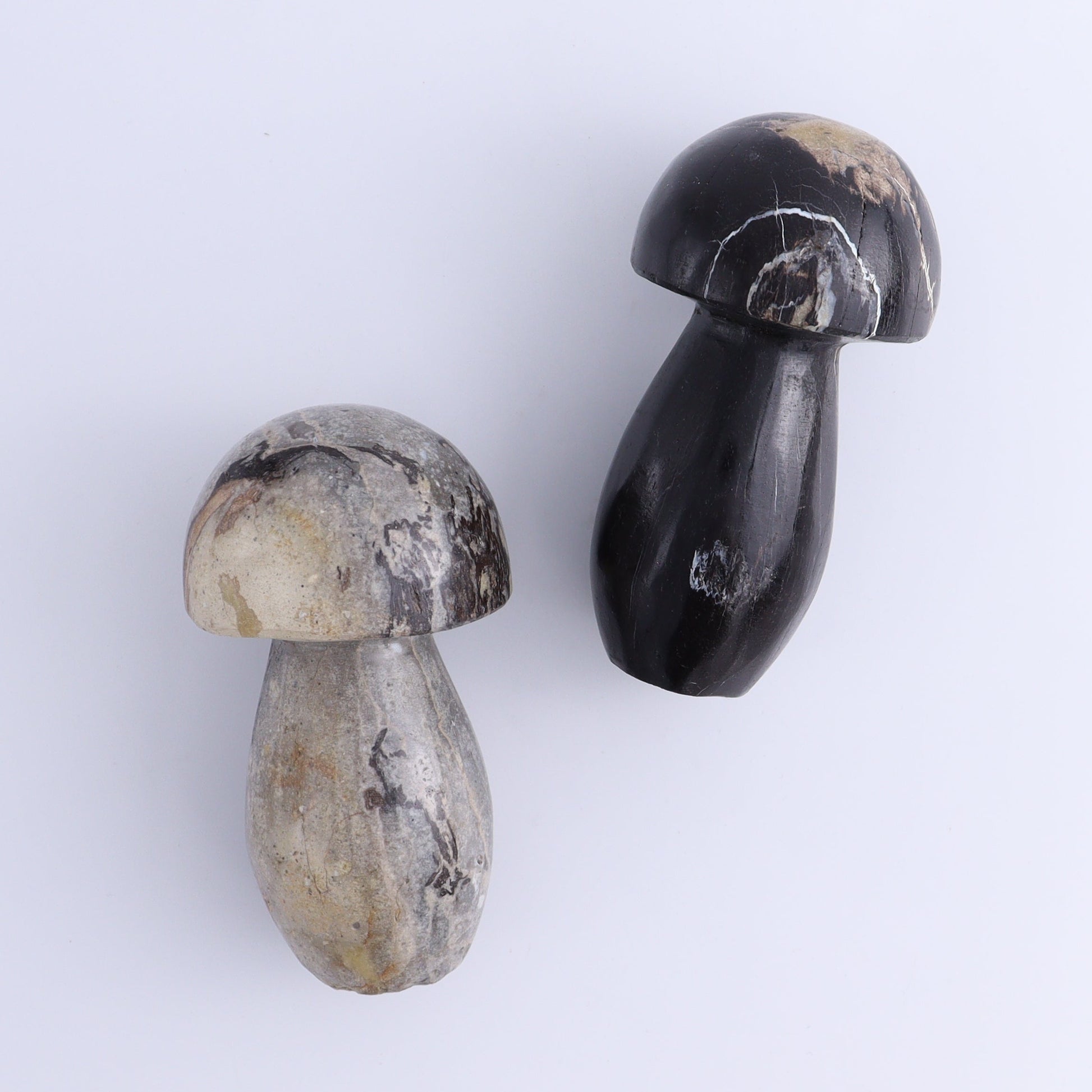 Petrified Wood Mushrooms Set of 4 - Expert Wholesale and Supplier of Wholesale Crystals & Bulk Gemstones, ["Indonesia","Mushrooms","Petrified Wood"]