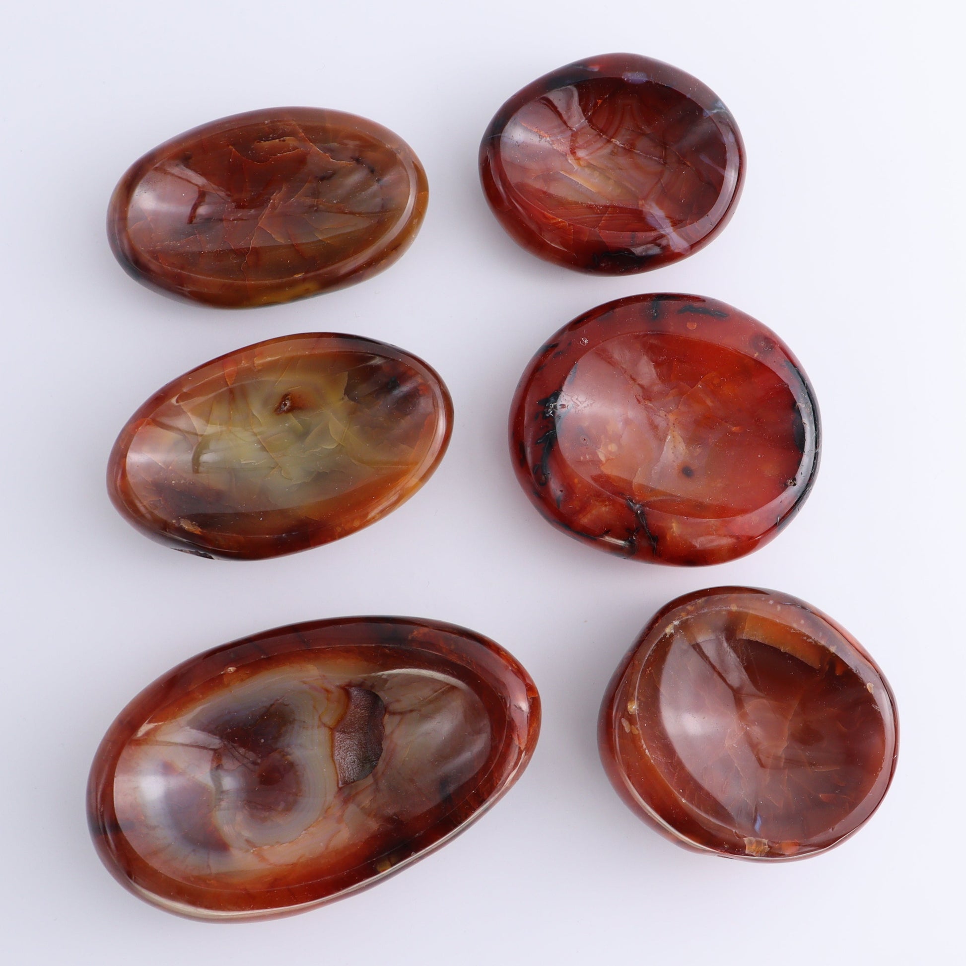Carnelian Bowls Set of 6 - Expert Wholesale and Supplier of Wholesale Crystals & Bulk Gemstones, ["Bowls","carnelian","Madagascar"]