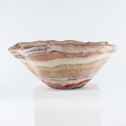 Mexican Onyx/Calcite Bowl 14"