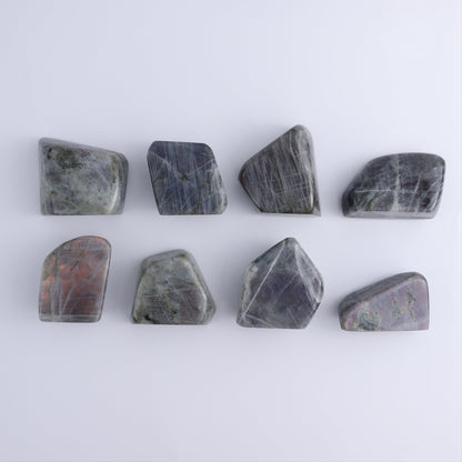 Labradorite Freeform Set of 8 - Expert Wholesale and Supplier of Wholesale Crystals & Bulk Gemstones, ["Freeforms","Labradorite","Madagascar"]