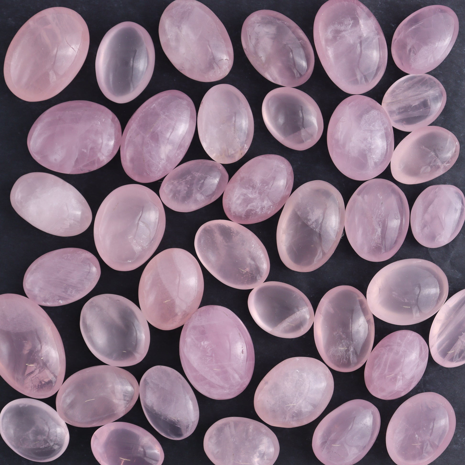 Rose Quartz Palm Stones 1 kg Set - Expert Wholesale and Supplier of Wholesale Crystals & Bulk Gemstones, ["Palm Stones","Rose Quartz"]