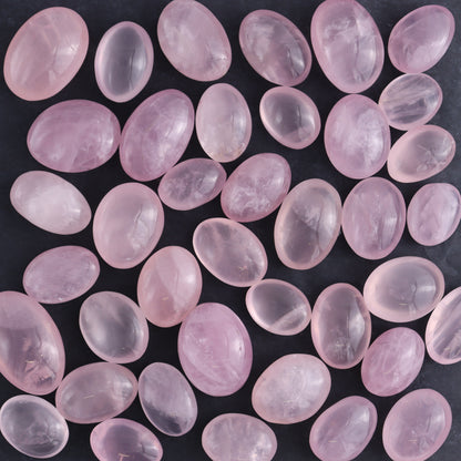 Rose Quartz Palm Stones 1 kg Set - Expert Wholesale and Supplier of Wholesale Crystals & Bulk Gemstones, ["Palm Stones","Rose Quartz"]