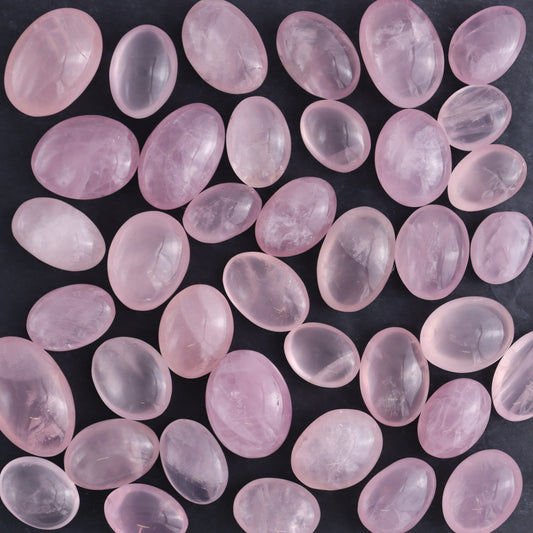Rose Quartz Palm Stones 1 kg Set - Expert Wholesale and Supplier of Wholesale Crystals & Bulk Gemstones, ["Palm Stones","Rose Quartz"]