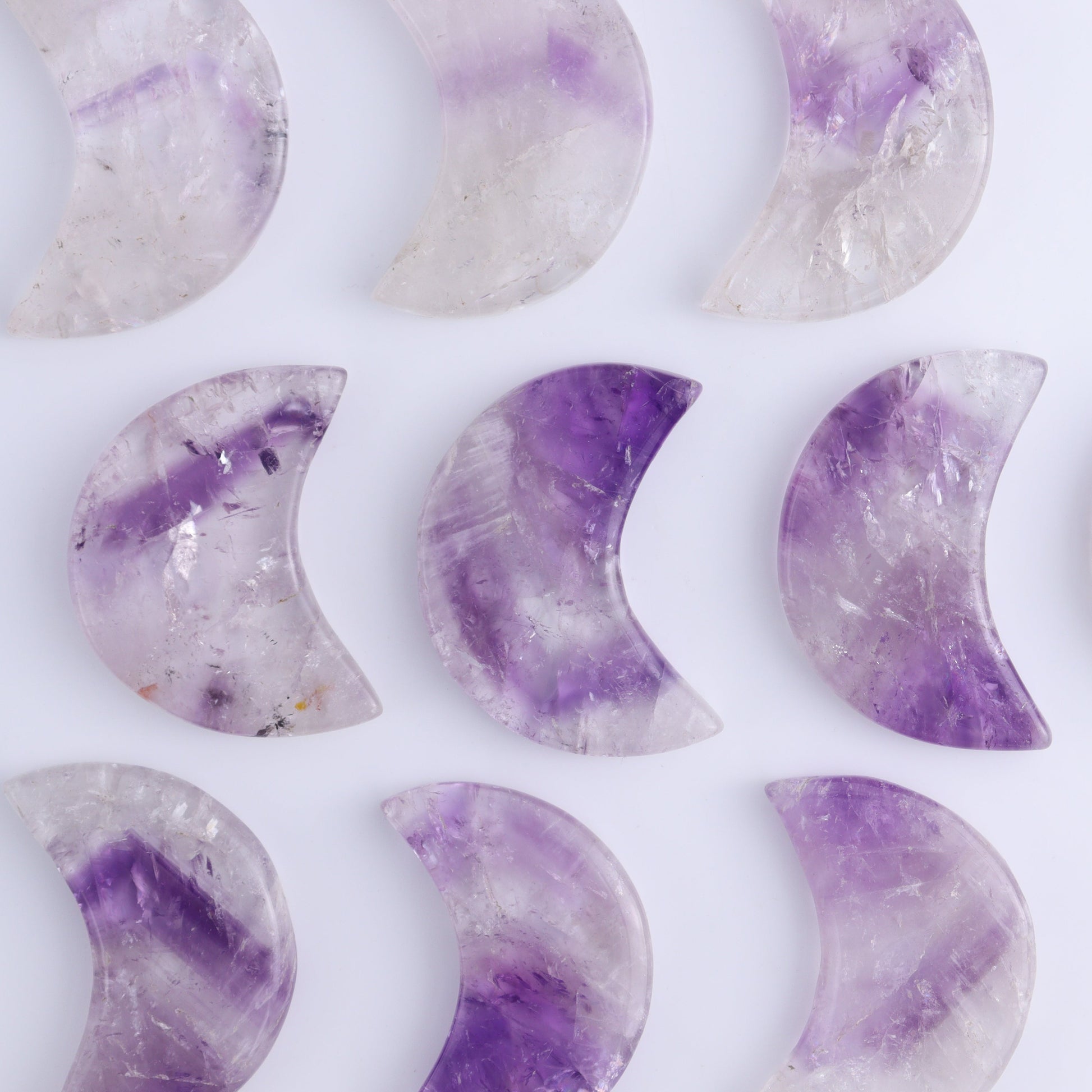 One Amethyst Flat Moon from Brazil - Expert Wholesale and Supplier of Wholesale Crystals & Bulk Gemstones, ["Amethyst","Brazil","moons"]