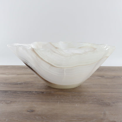 Mexican Onyx/Calcite Bowl 15"