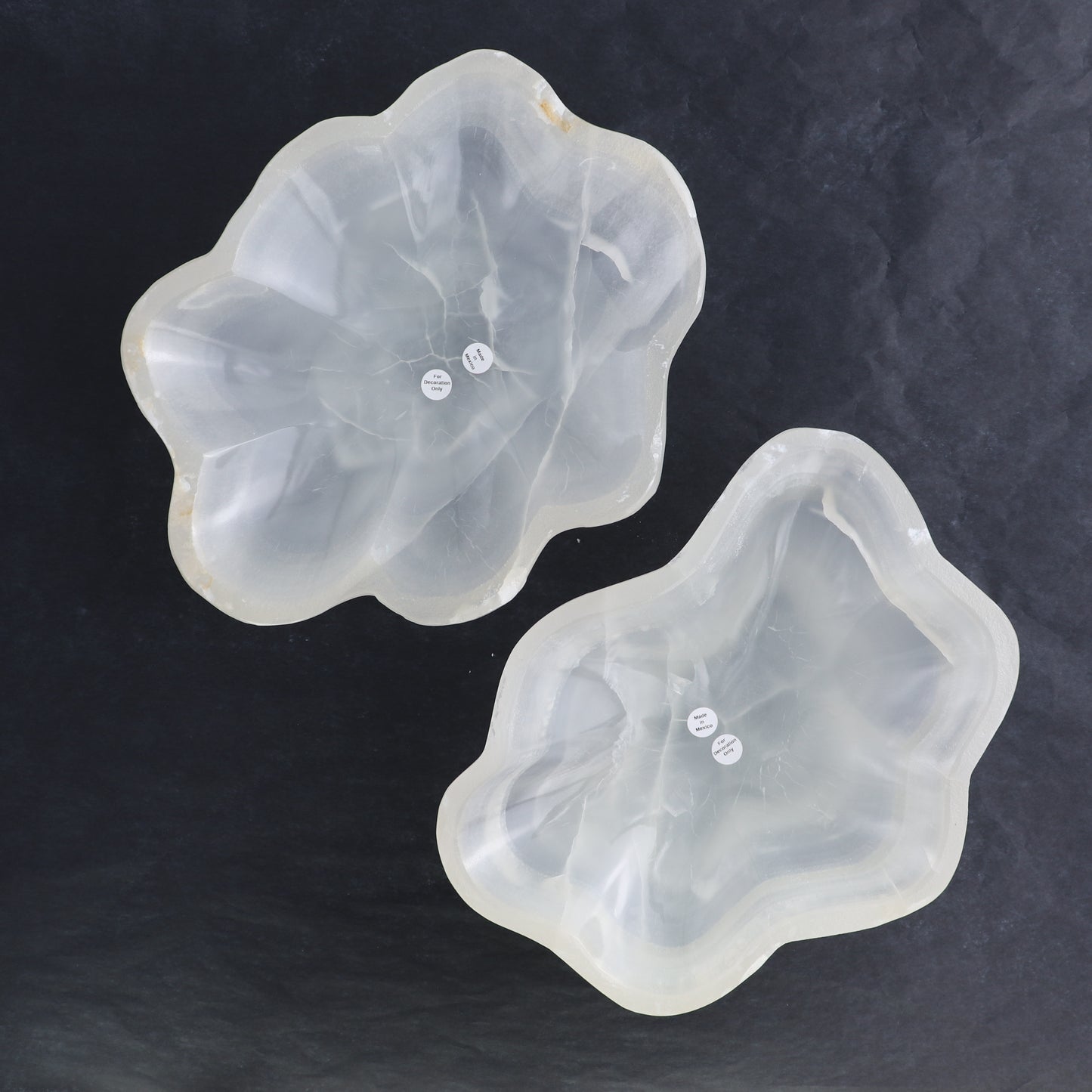 One Bowl Mexican Onyx/Calcite White Beige