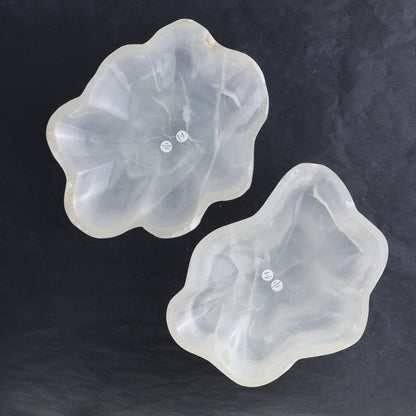 One Bowl Mexican Onyx/Calcite White Beige