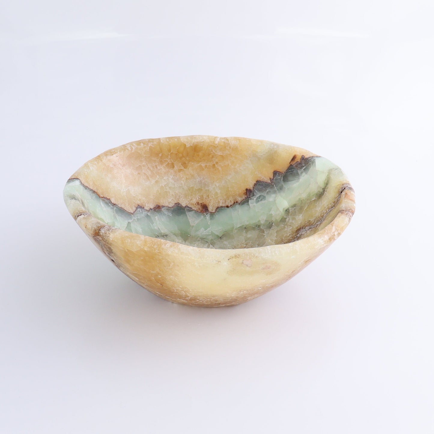 Mexican Onyx/Calcite Bowl - Expert Wholesale and Supplier of Wholesale Crystals & Bulk Gemstones, ["Bowls","Calcite","Mexico","onyx"]