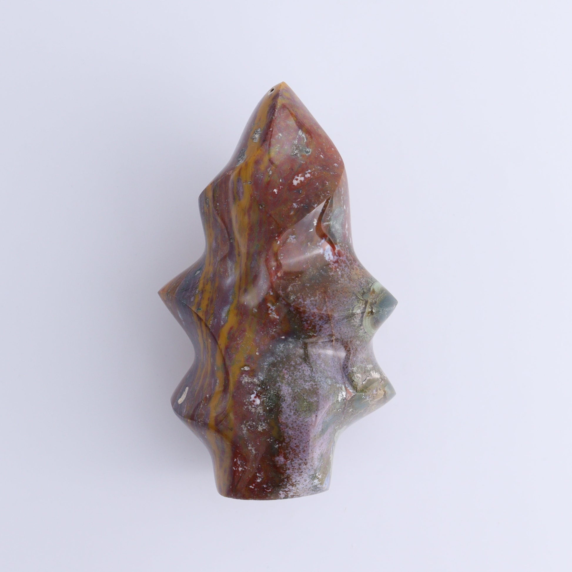Ocean Jasper Flames Set of 5 - Expert Wholesale and Supplier of Wholesale Crystals & Bulk Gemstones, ["flames","jasper","Madagascar","Ocean Jasper"]