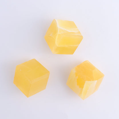 Honeycomb Calcite Standing Cubes Set of 7 - Expert Wholesale and Supplier of Wholesale Crystals & Bulk Gemstones, ["Calcite","close_50","Flats","Freeforms","Honey Calcite","Utah"]
