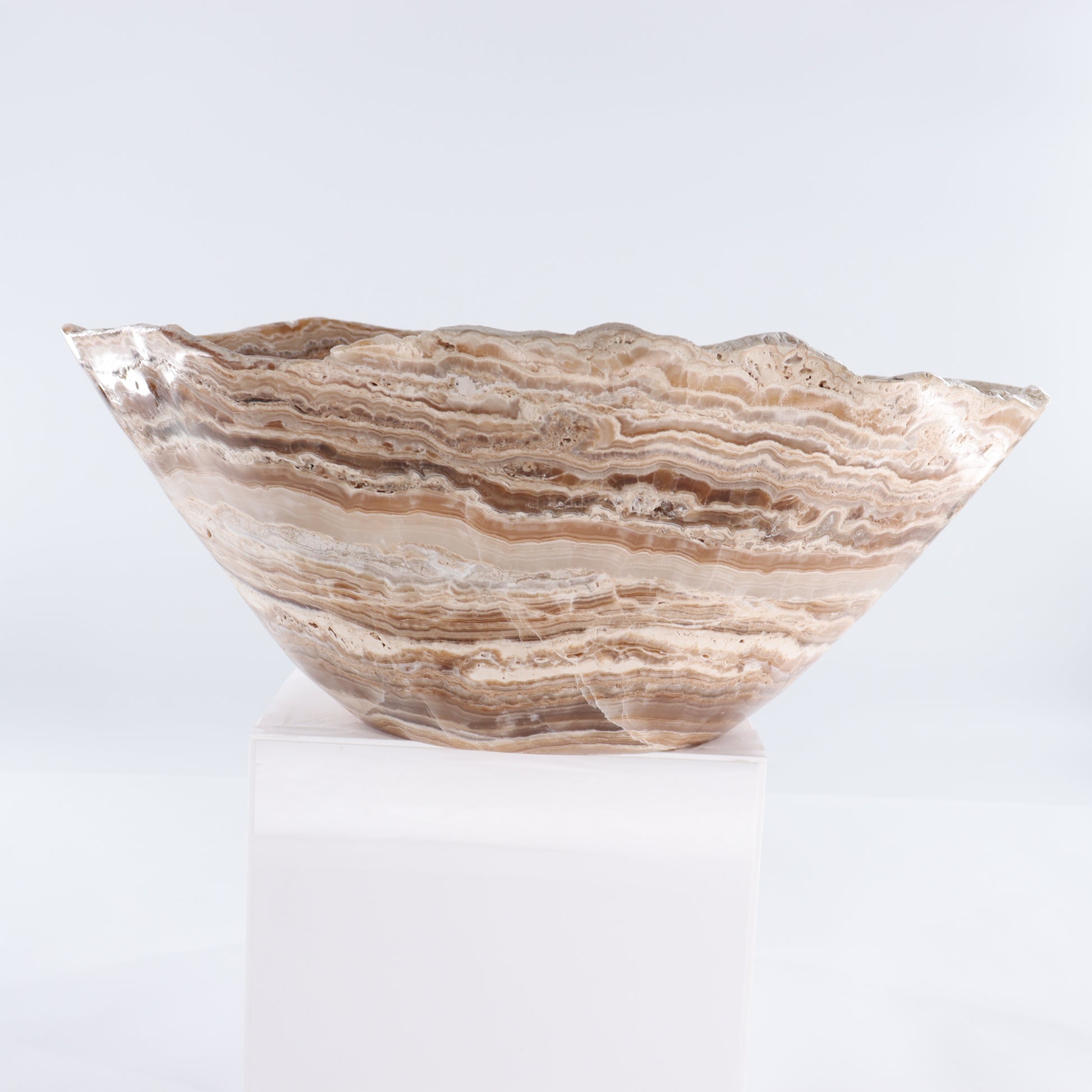 Mexican Onyx/Calcite Bowl - Expert Wholesale and Supplier of Wholesale Crystals & Bulk Gemstones, ["Bowls","Calcite","Mexico","onyx"]
