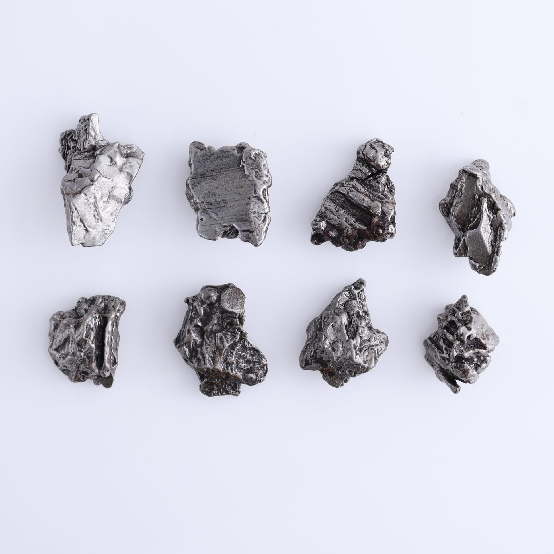 Campos del Cielo Meteorites Set of 8 - Expert Wholesale and Supplier of Wholesale Crystals & Bulk Gemstones, ["Campos del Cielo Meteorites","Meteorite","Rough","Roughs"]