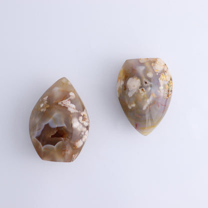 Flower Agate Freeform Set of 6 - Expert Wholesale and Supplier of Wholesale Crystals & Bulk Gemstones, ["Flower Agate","Freeforms","Madagascar"]