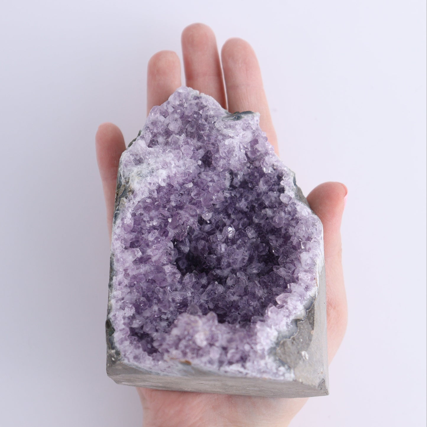 Uruguay Amethyst Cut Base Set of 4 - Expert Wholesale and Supplier of Wholesale Crystals & Bulk Gemstones, ["Amethyst","Cut Base","Uruguay"]