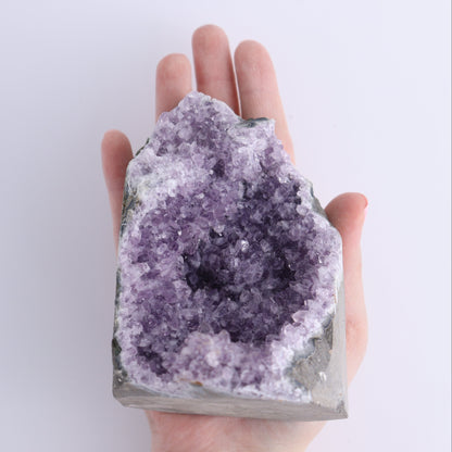 Uruguay Amethyst Cut Base Set of 4 - Expert Wholesale and Supplier of Wholesale Crystals & Bulk Gemstones, ["Amethyst","Cut Base","Uruguay"]