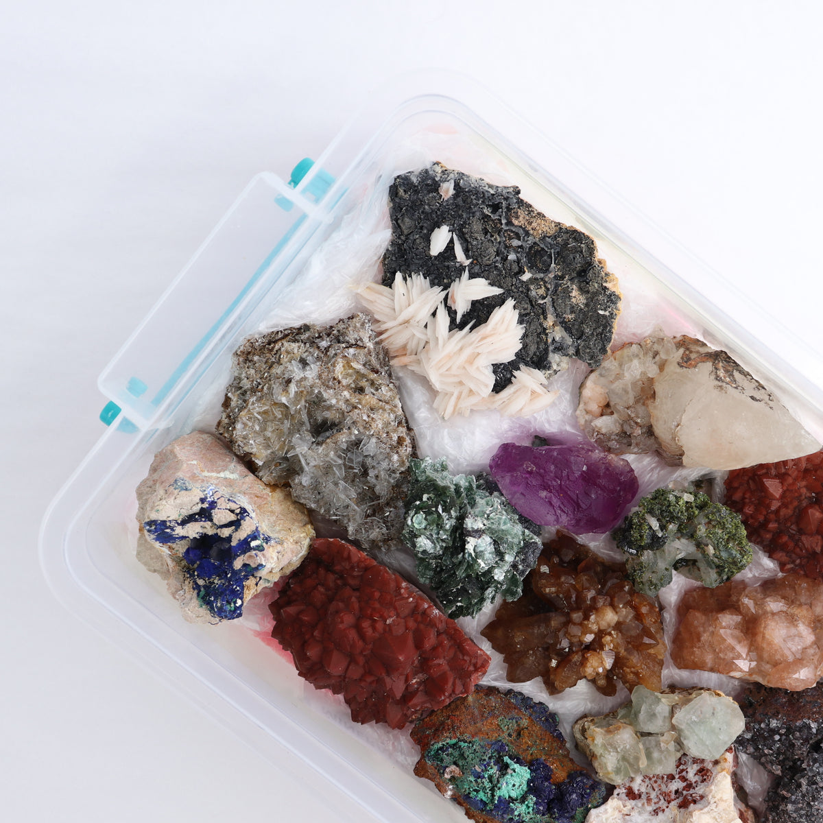 Mixed Minerals Flat from Morocco