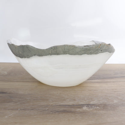 Mexican Onyx/Calcite Bowl 10"