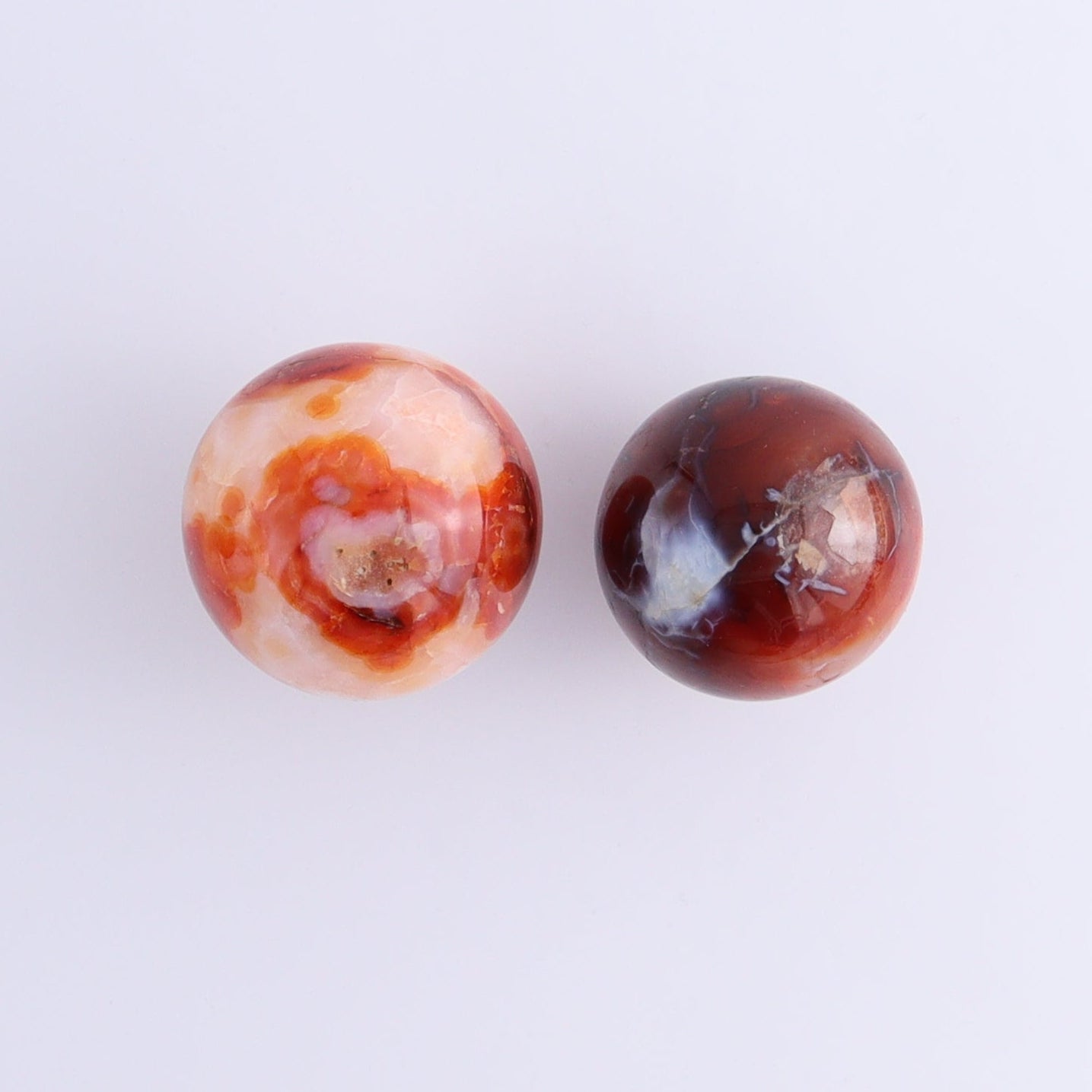 Carnelian Spheres Set of 6 - Expert Wholesale and Supplier of Wholesale Crystals & Bulk Gemstones, ["carnelian","Madagascar","Spheres"]