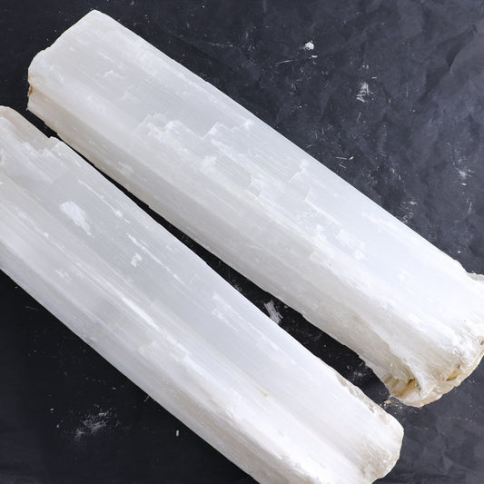 Selenite Logs Set of 2 - Expert Wholesale and Supplier of Wholesale Crystals & Bulk Gemstones, ["logs","selenite"]