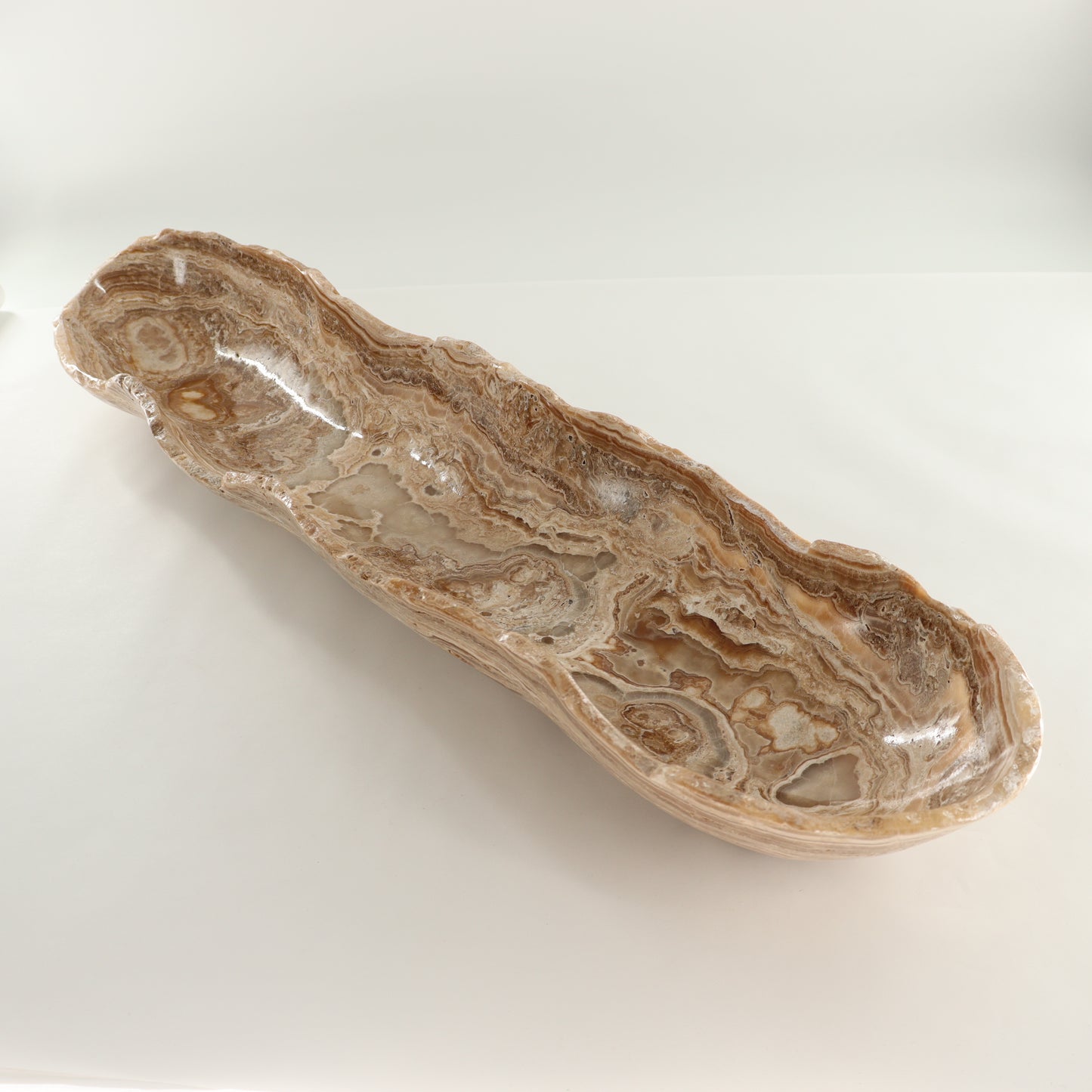 Onyx Canoe Bowl - Expert Wholesale and Supplier of Wholesale Crystals & Bulk Gemstones, ["Bowls","canoe","Mexico","onyx"]