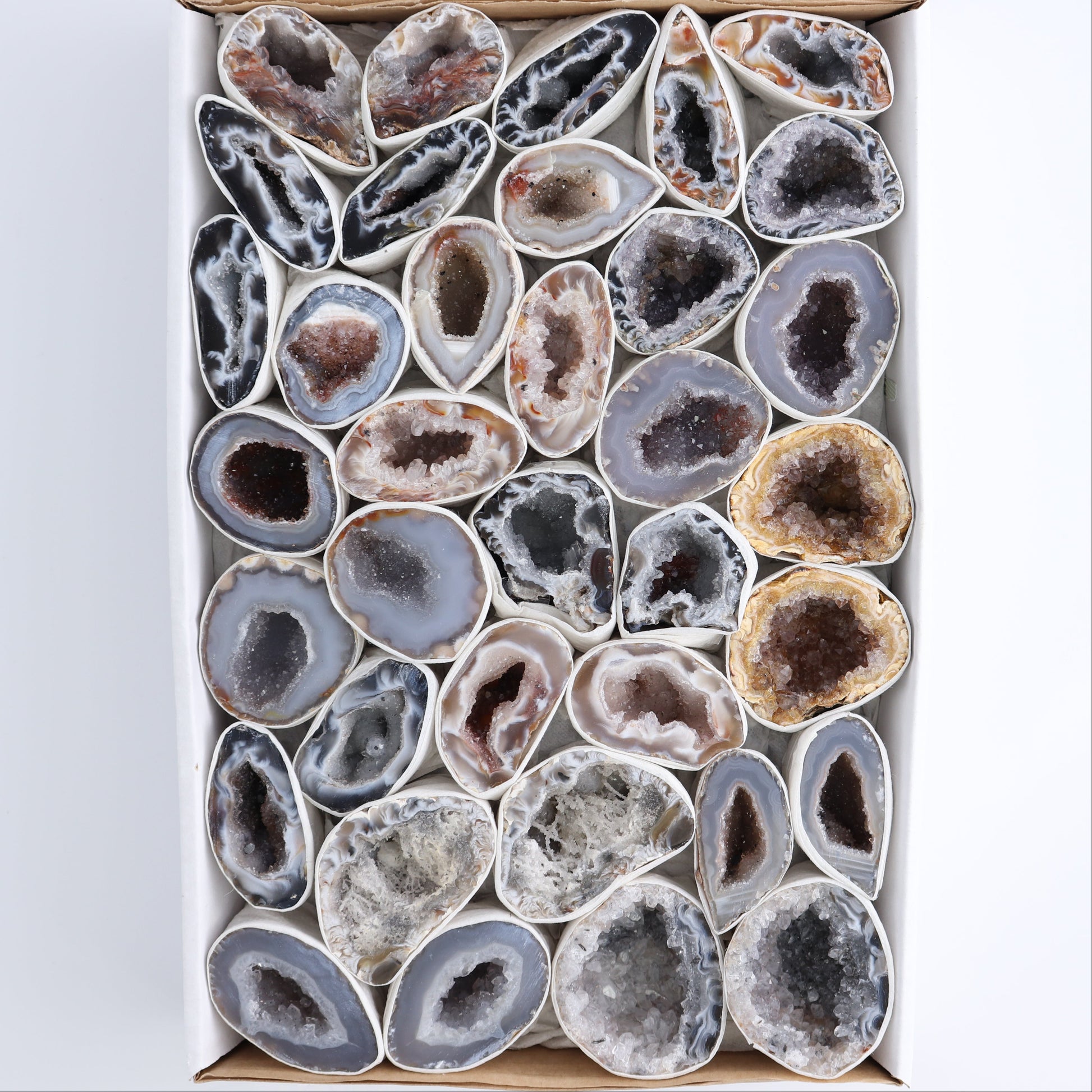 Agate Geodes Flat - Expert Wholesale and Supplier of Wholesale Crystals & Bulk Gemstones, ["Agate","Geodes"]
