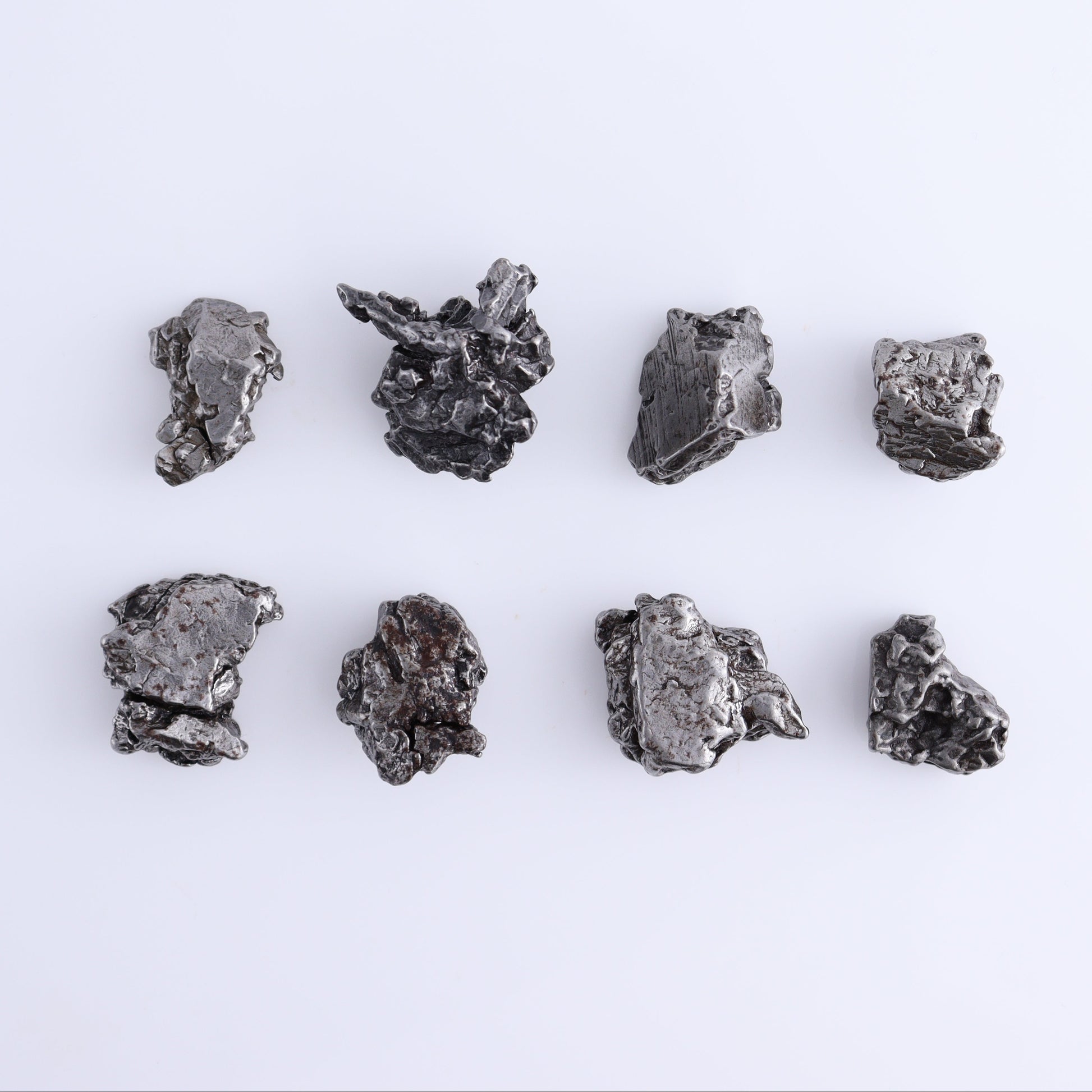 Campos del Cielo Meteorites Set of 8 - Expert Wholesale and Supplier of Wholesale Crystals & Bulk Gemstones, ["Meteorite","Rough","Roughs"]