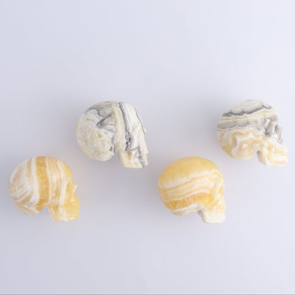 Onyx Skulls Set of 4 - Expert Wholesale and Supplier of Wholesale Crystals & Bulk Gemstones, ["Mexico","onyx","Skulls"]