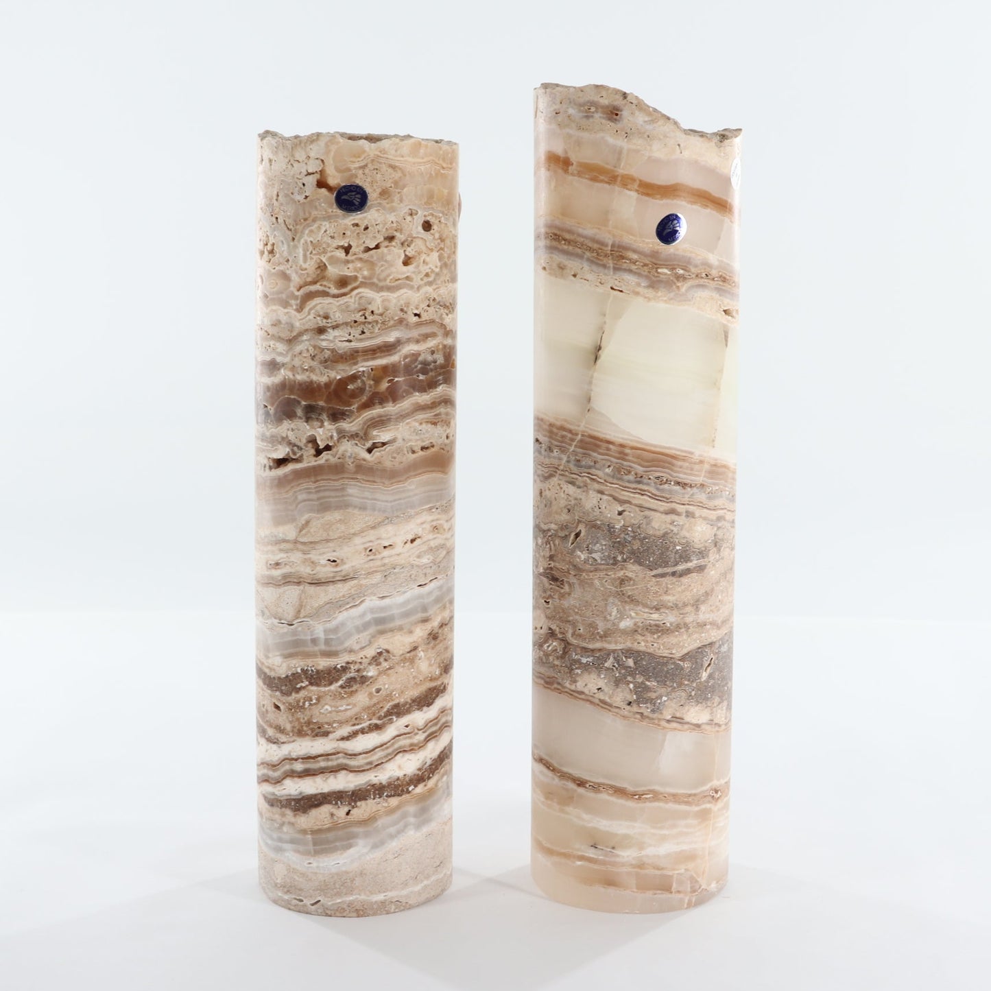 One Medium Honey Rough Top Onyx Lamp Blind