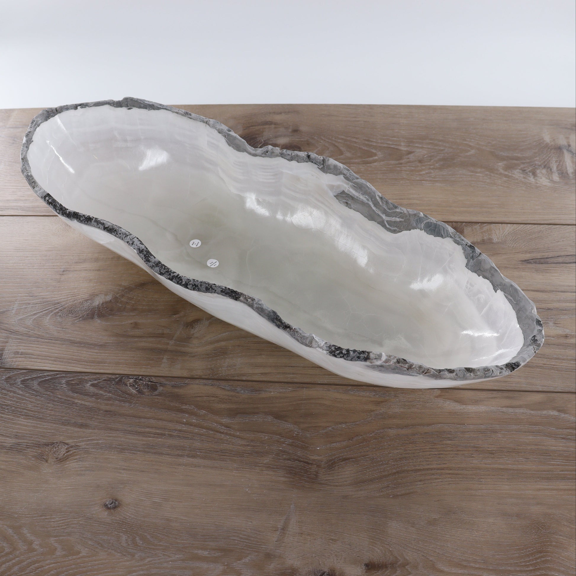Mexican Onyx/Calcite Canoe Bowl - Expert Wholesale and Supplier of Wholesale Crystals & Bulk Gemstones, ["Bowls","Calcite","canoe","Mexico","onyx"]