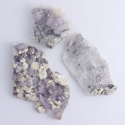 Amethyst Flower Clusters Set of 7 - Expert Wholesale and Supplier of Wholesale Crystals & Bulk Gemstones, ["Amethyst","Amethyst Flowers","Clusters"]