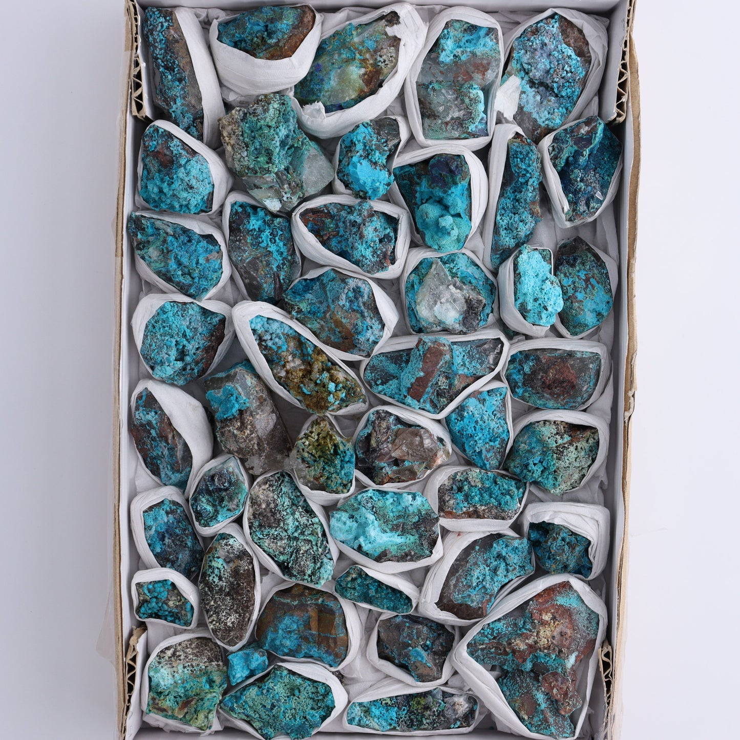 Chrysocolla Roughs Flat - Expert Wholesale and Supplier of Wholesale Crystals & Bulk Gemstones, ["Chrysocolla","Flats","Freeforms","Peru","Rough"]