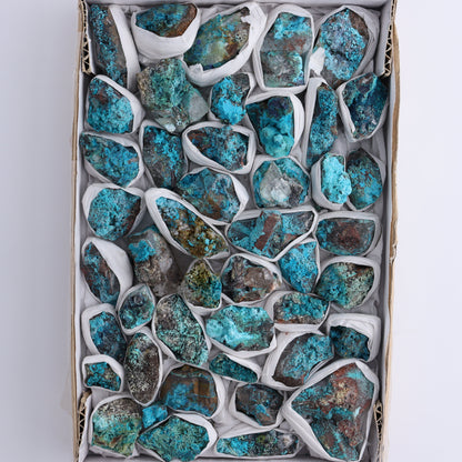 Chrysocolla Roughs Flat - Expert Wholesale and Supplier of Wholesale Crystals & Bulk Gemstones, ["Chrysocolla","Flats","Freeforms","Peru","Rough"]