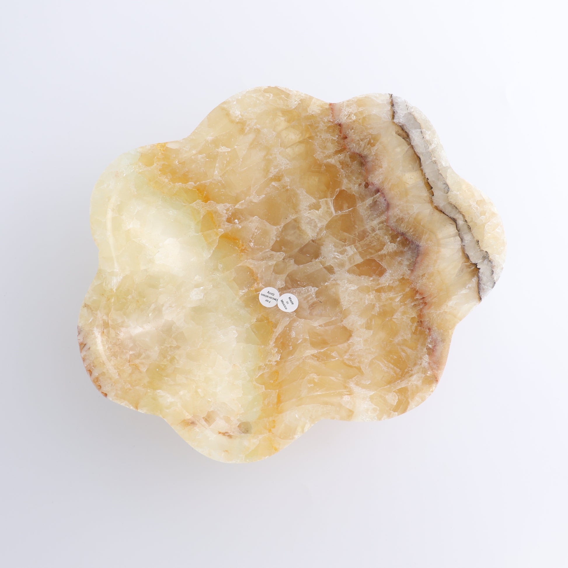 One Bowl Mexican Onyx/Calcite Honey - Expert Wholesale and Supplier of Wholesale Crystals & Bulk Gemstones, ["bowl","Calcite","Catalog Onyx","Decorative Dish","Mexico","onyx"]