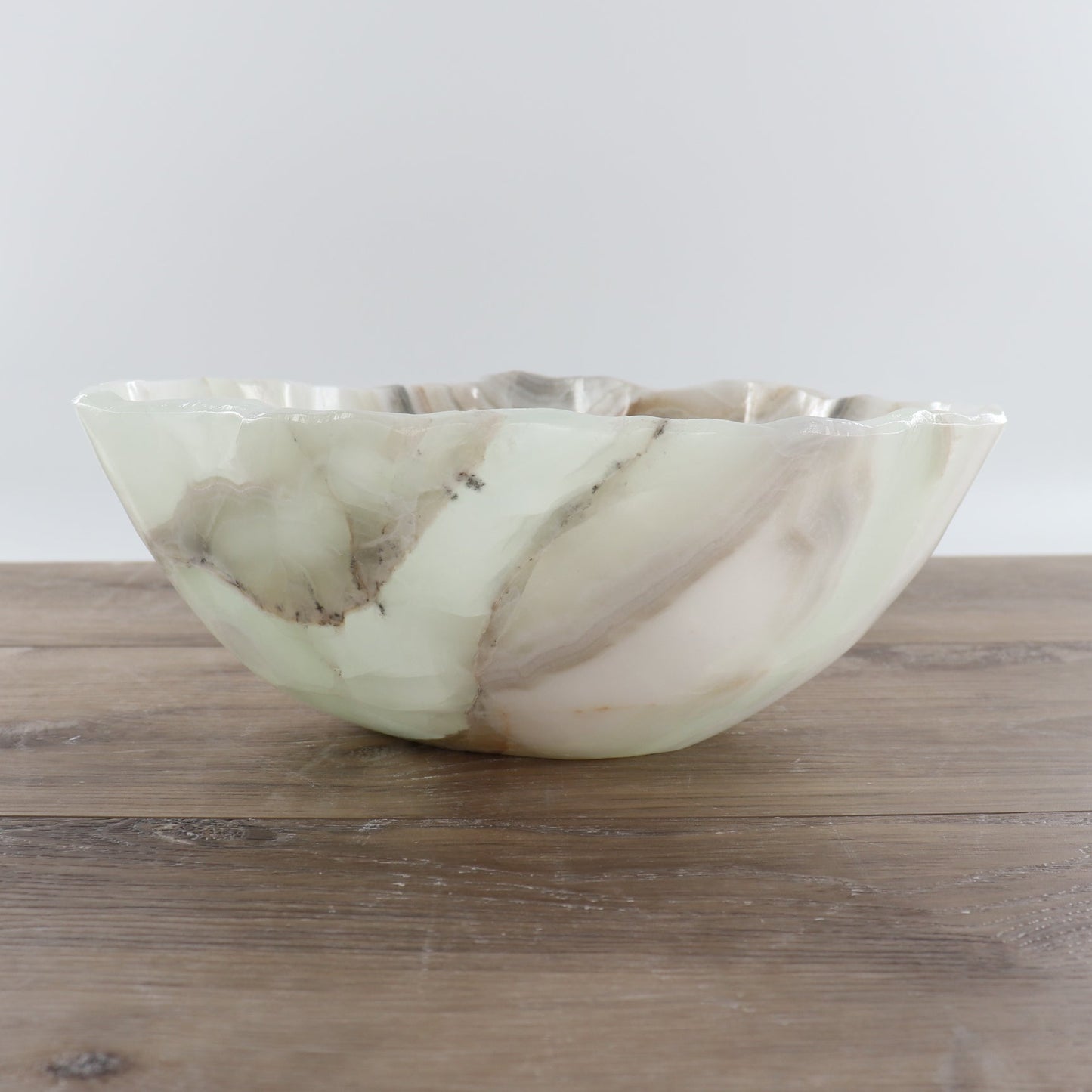 Mexican Onyx/Calcite Bowl 12"