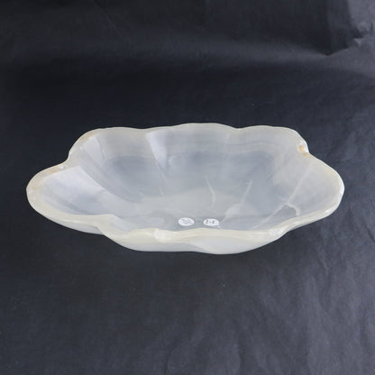 One Bowl Mexican Onyx/Calcite White Beige
