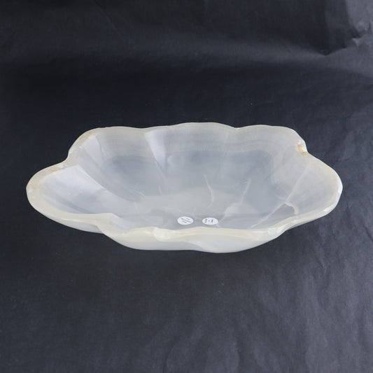 One Bowl Mexican Onyx/Calcite White Beige