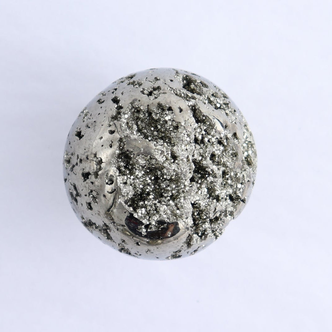 Pyrite Spheres Set of 4