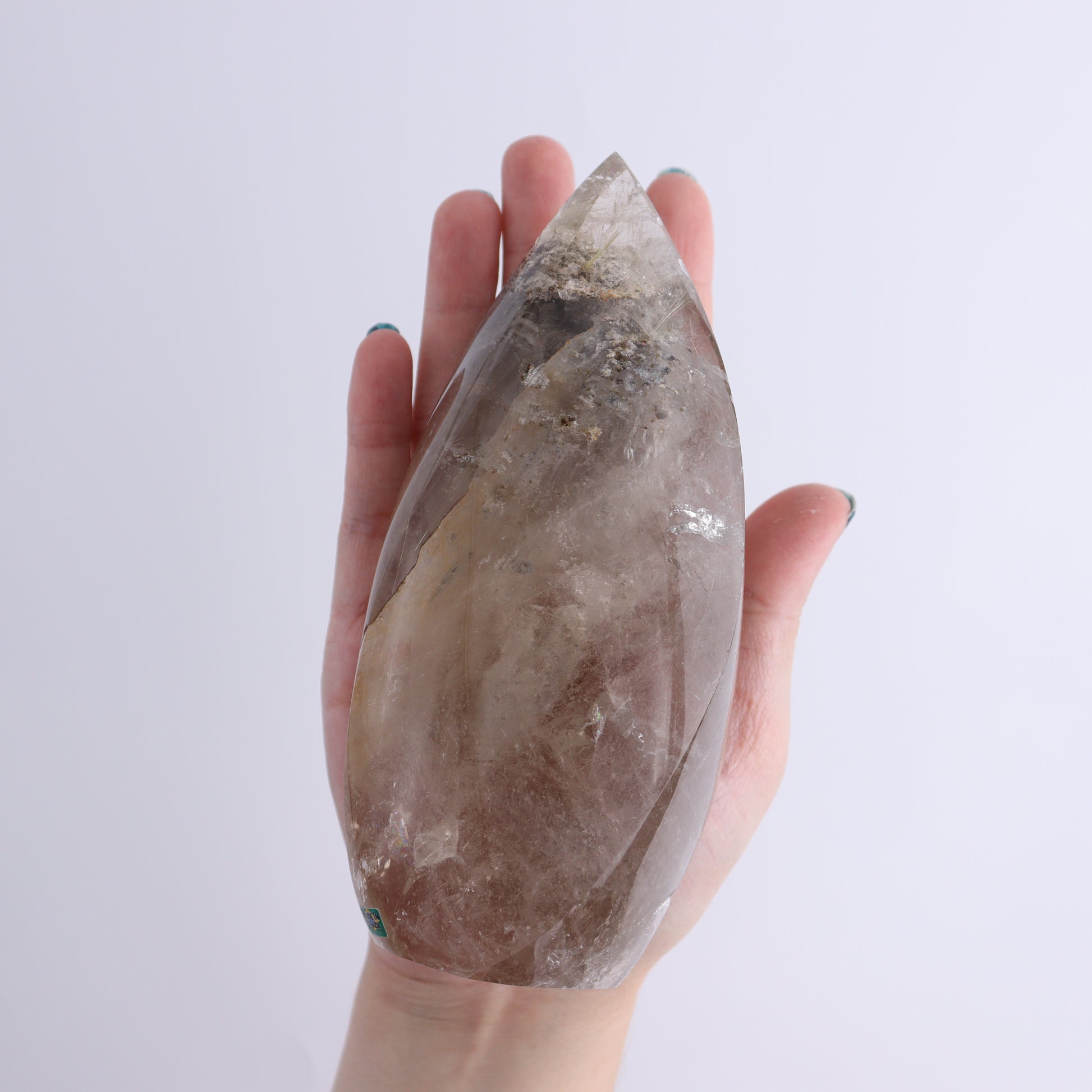 Imperfect Smoky Quartz Set of 2 - Expert Wholesale and Supplier of Wholesale Crystals & Bulk Gemstones, ["Brazil","flames","Quartz","Smoky Quartz"]