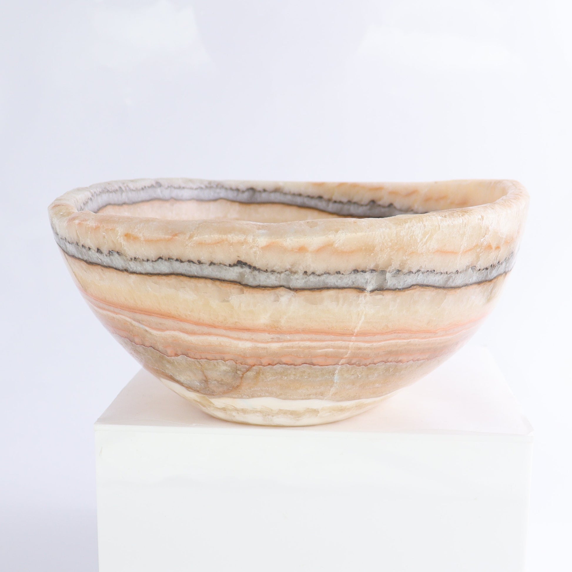 Mexican Onyx/Calcite Bowl - Expert Wholesale and Supplier of Wholesale Crystals & Bulk Gemstones, ["Bowls","Calcite","Mexico","onyx"]