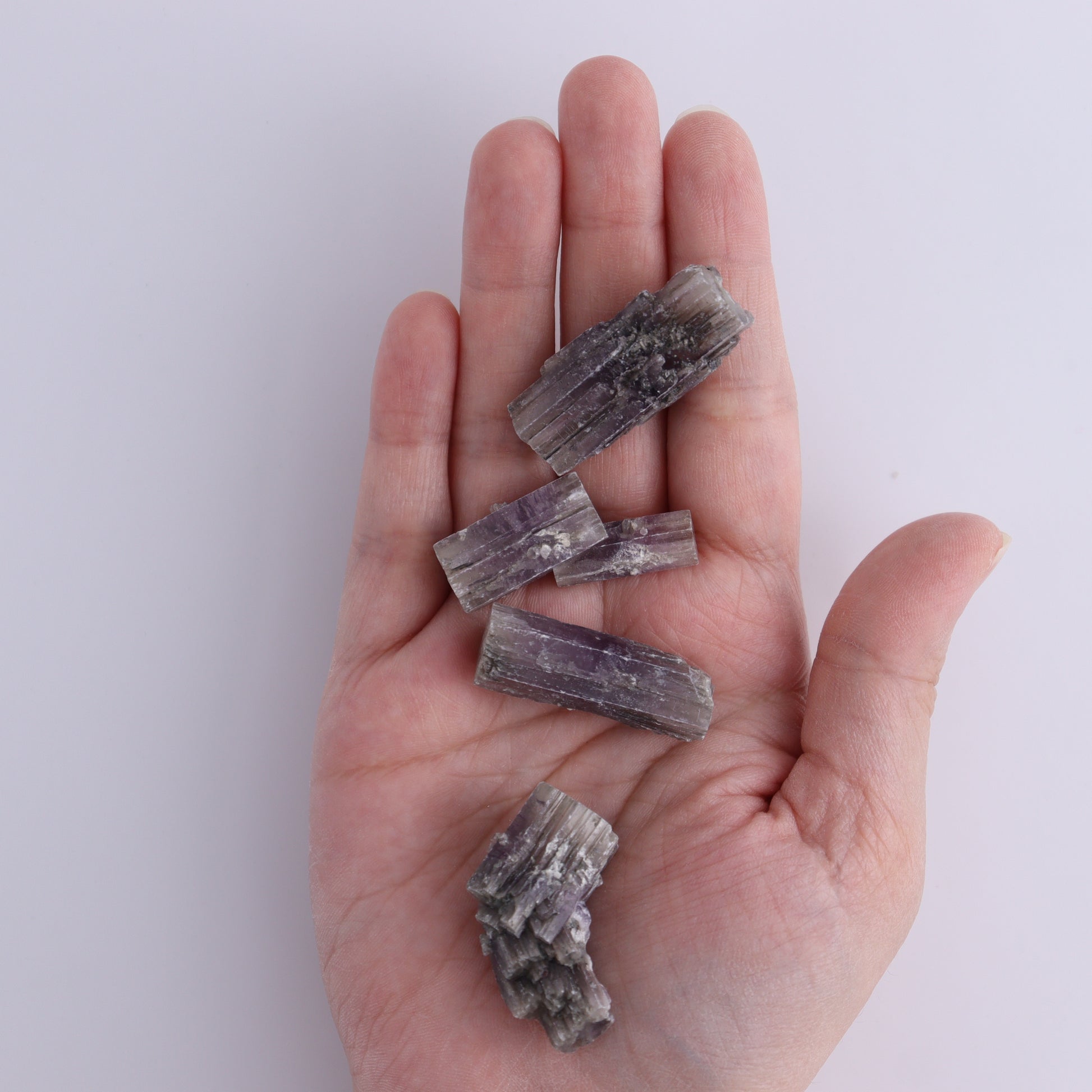 Purple Aragonite Set of 54 - Expert Wholesale and Supplier of Wholesale Crystals & Bulk Gemstones, ["aragonite","Purple Aragonite","Spain"]