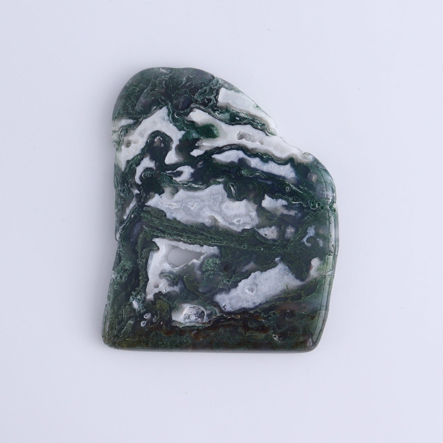 Moss Agate Slices & Slabs Set of 4 - Expert Wholesale and Supplier of Wholesale Crystals & Bulk Gemstones, ["Agate","Moss Agate","Slices and Slabs"]