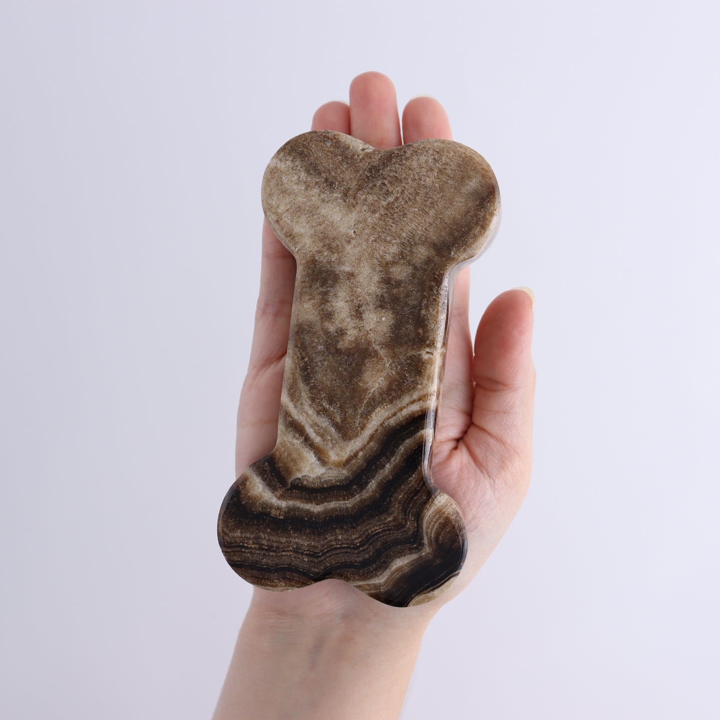 One Chocolate Calcite Bone - Expert Wholesale and Supplier of Wholesale Crystals & Bulk Gemstones, ["Bone","Catalog Onyx","onyx","White onyx"]