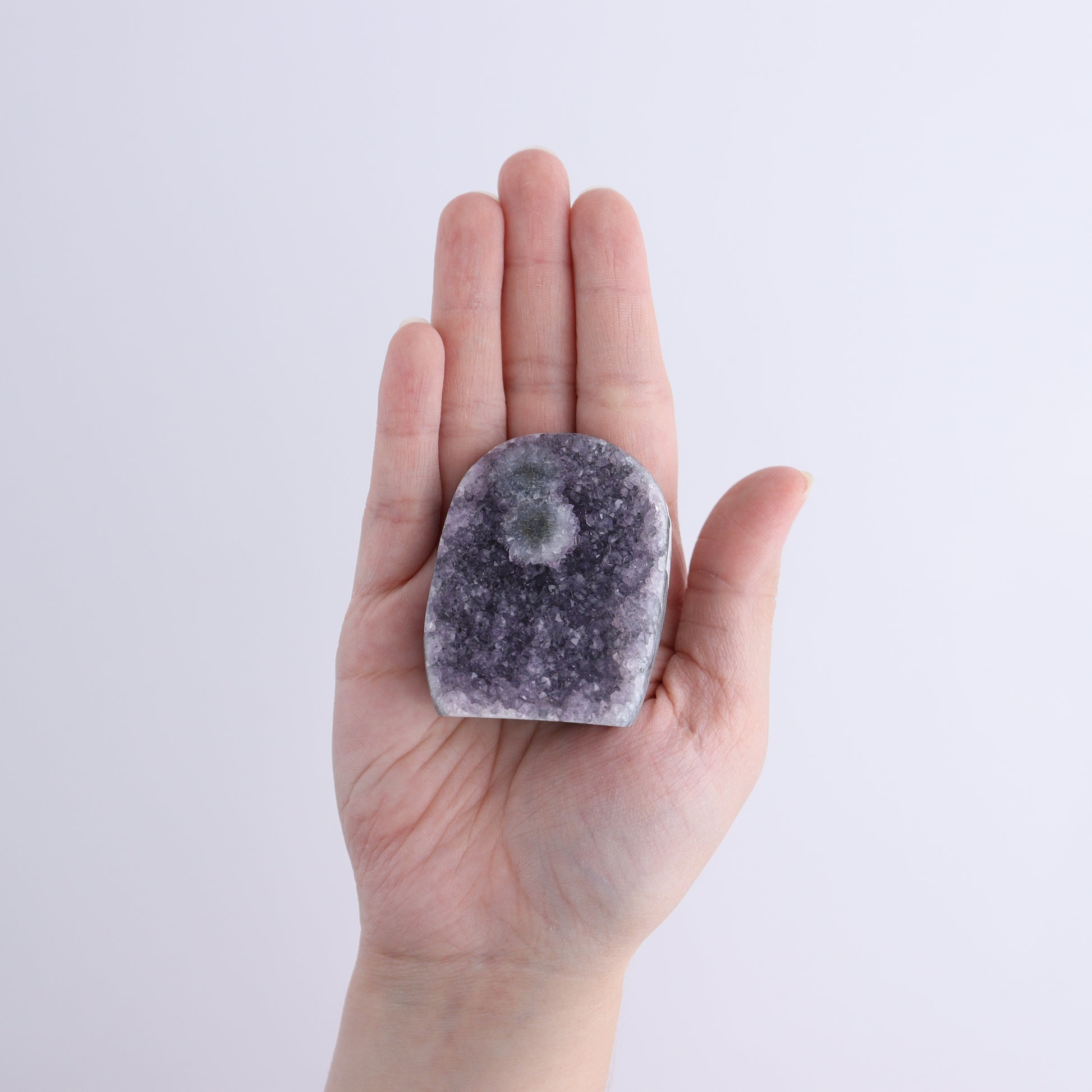 Uruguay Amethyst Set of 4 - Expert Wholesale and Supplier of Wholesale Crystals & Bulk Gemstones, ["Amethyst","Cut Base","Uruguay"]