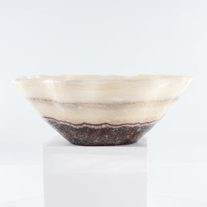 Mexican Onyx/Calcite Bowl 14"
