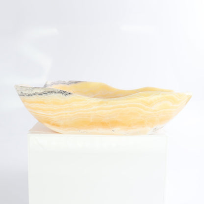 Mexican Onyx/Calcite Bowl 10"